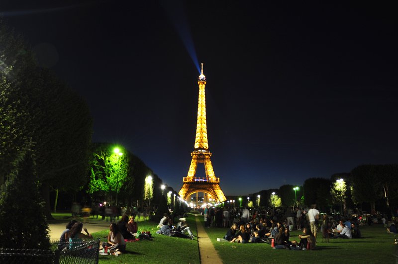 Lugares Melhor Foto Torre Eiffel Paris França - Parc Champ de Mars