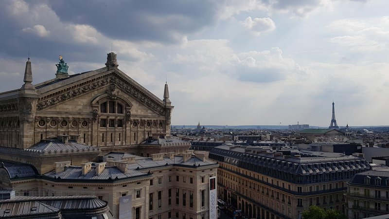 Lugares Melhor Foto Torre Eiffel Paris FranÃ§a - Galeries Lafayette