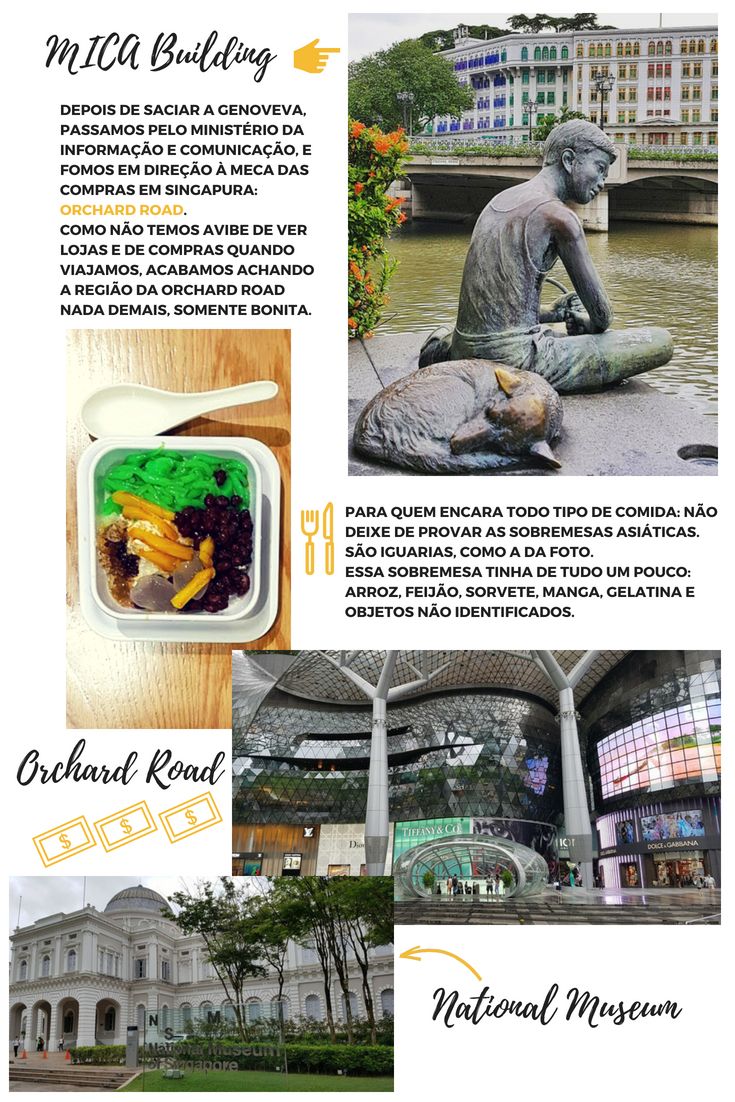 Roteiro Viagem Singapura Civic District Orchard Road - MICA Building, Orchard Road e National Museum
