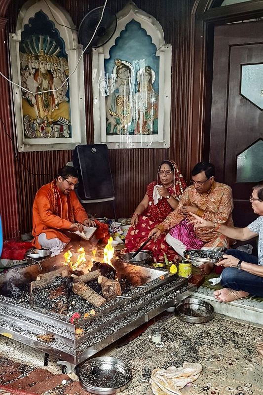 Templo Shree Lakshminarayan no Bairro Little India em Singapura