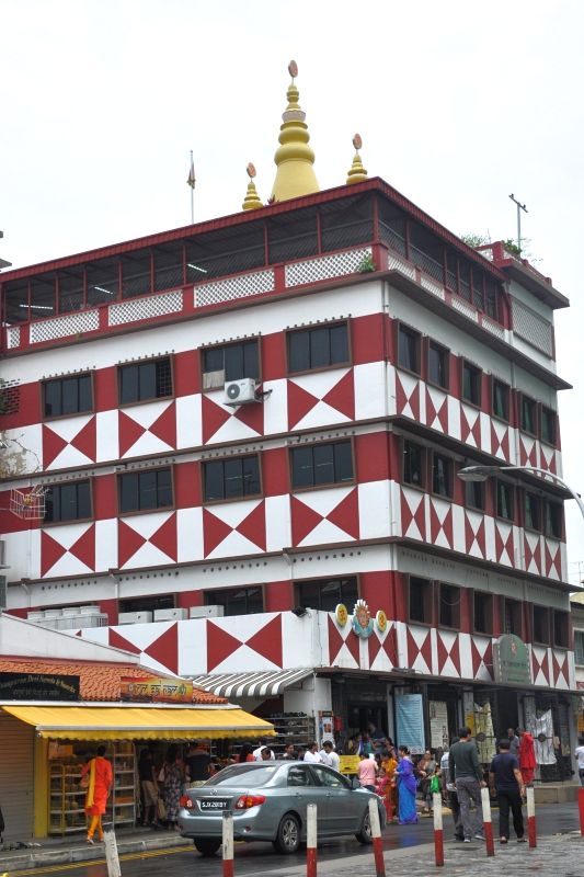 Templo Shree Lakshminarayan no Bairro Little India em Singapura