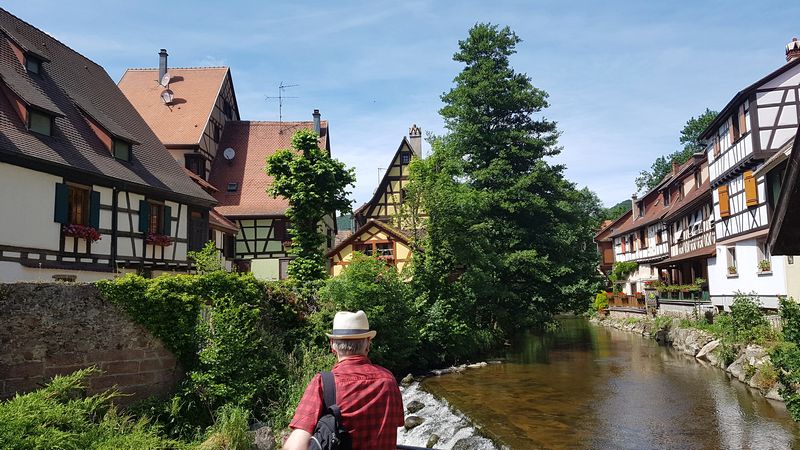 Cidade de Kaysersberg na Região da Alsácia