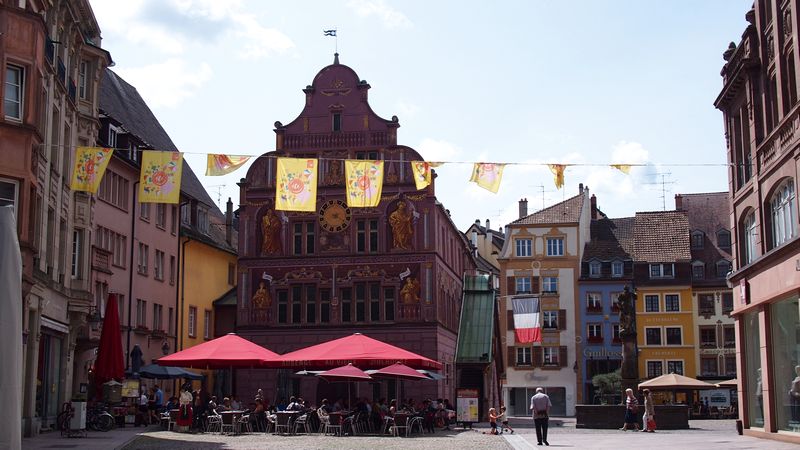 Cidade de Mulhouse na Região da Alsácia 