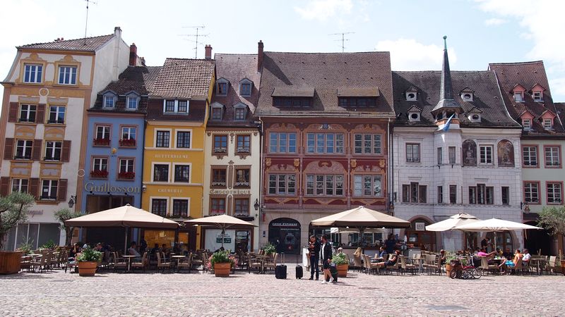 Cidade de Mulhouse na Região da Alsácia