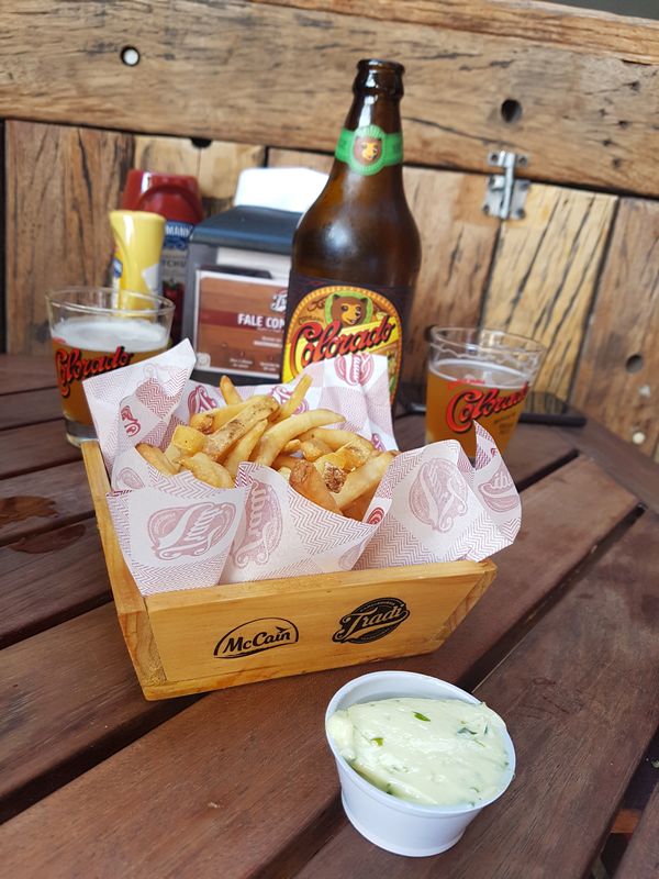 Hamburgueria Tradi em São Paulo - Batatas fritas com maionese temperada