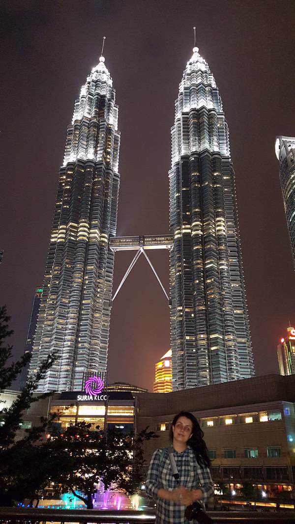 Kuala Lumpur Malasia - Vista das Petronas Twin towers