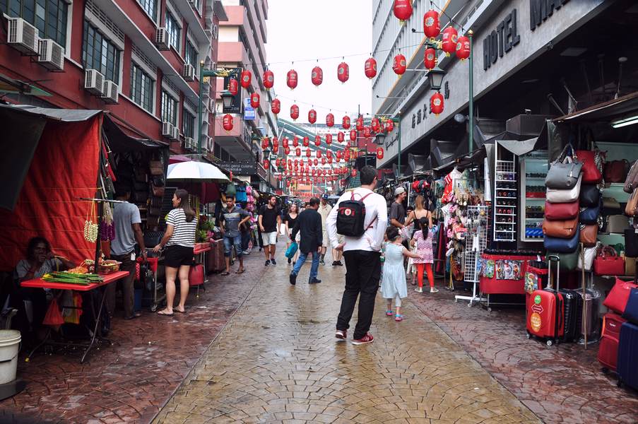 Kuala Lumpur Malasia - Petaling Street a Chinatown de KL