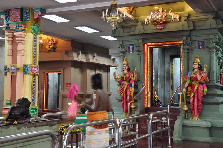 Kuala Lumpur Malasia - templo hindu Sri Mahamariamman