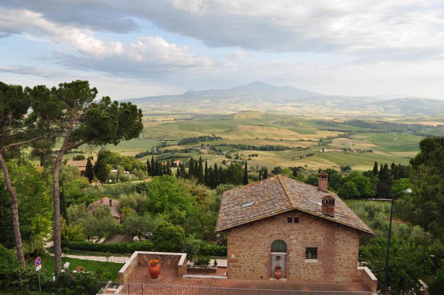 cinema na região da toscana - pienza