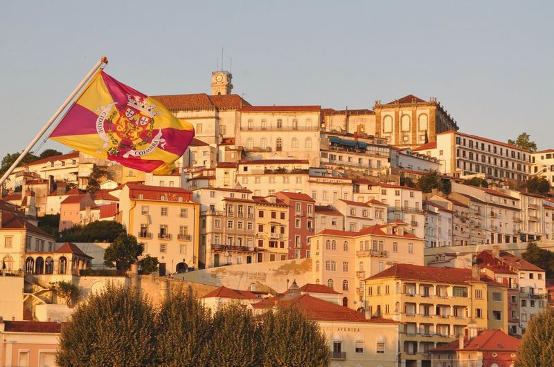 Cidade de Coimbra em Portugal