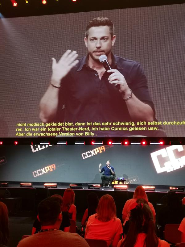 CCXP Cologne 2019 - Zachary Levi, revelado em “Chuck” e com participação na série “The Marvelous Mrs. Maisel”, mas que está relevância por ser superherói título de SHAZAM!