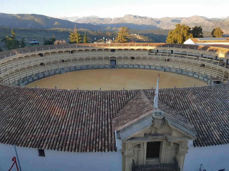 Planejamento de viagem para o que visitar em Ronda na Espanha - Plaza de Toros de Ronda