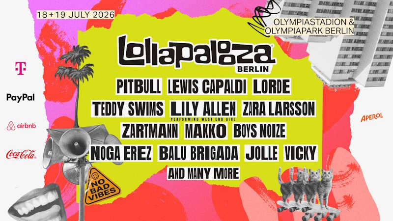 Lollapalooza Berlim 2026 na Alemanha