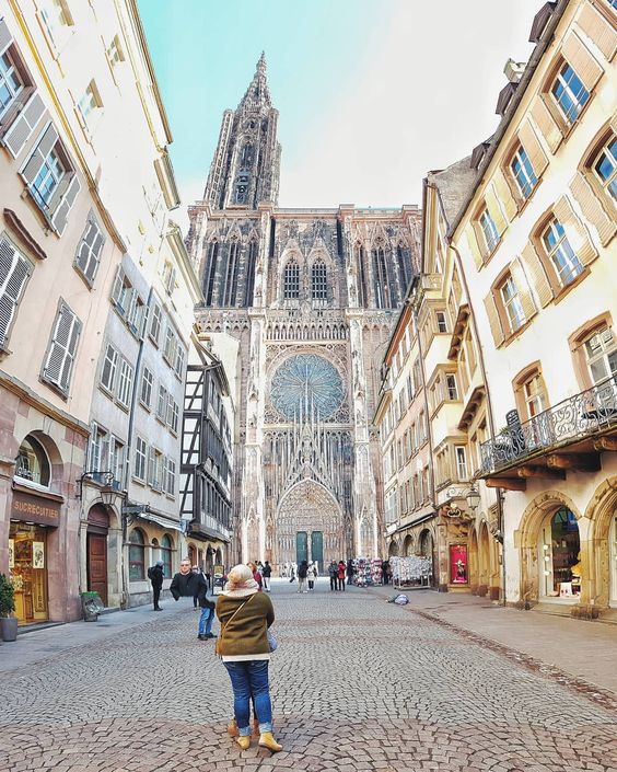 Atrações turísticas da cidade de Estrasburgo na região da Alsácia, França
