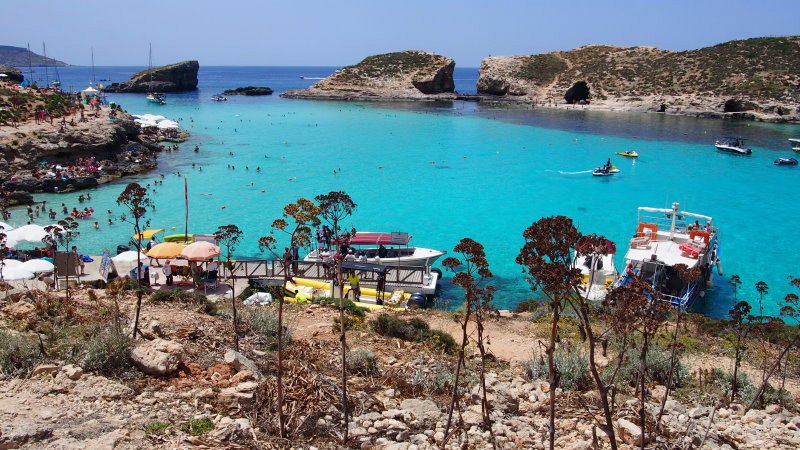 Um sonho de viagem em Malta de A a Z - Blue Lagoon