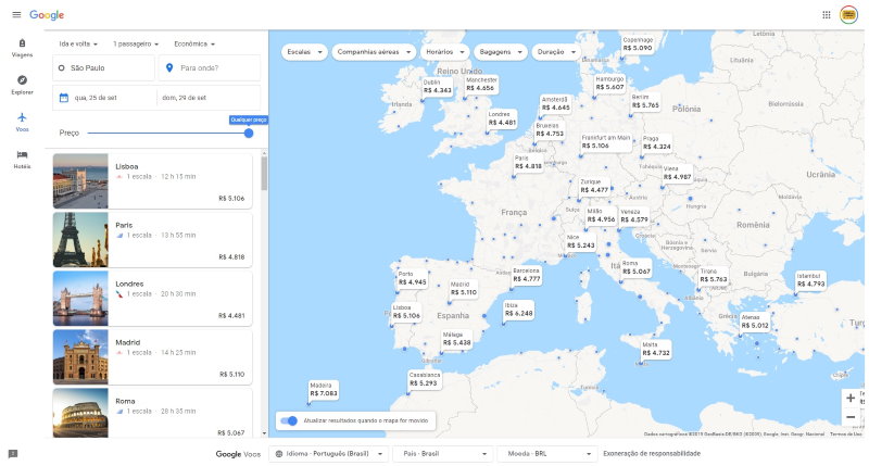 Dicas para usar o Google Flights e comprar a melhor e mais barata passagem aérea