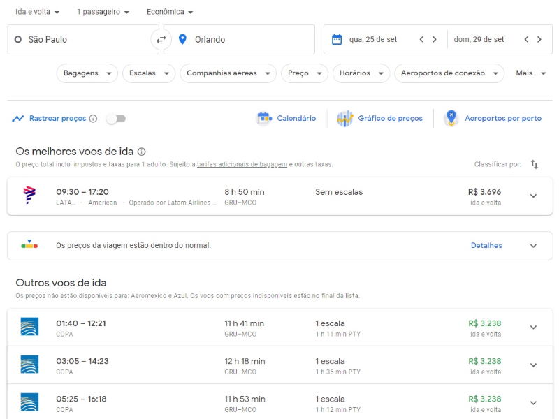 Dicas para usar o Google Flights e comprar a melhor e mais barata passagem aérea