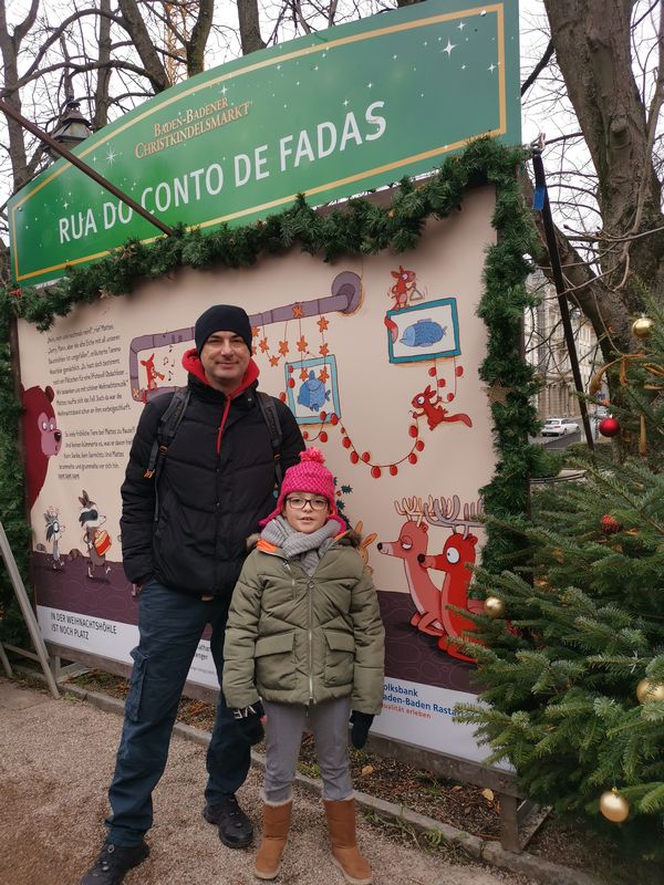 Contas de fadas no inverno da Alemanha