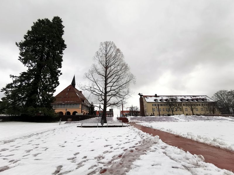 Marktplatz da cidade de Freudenstadt na Floresta Negra na Alemanha