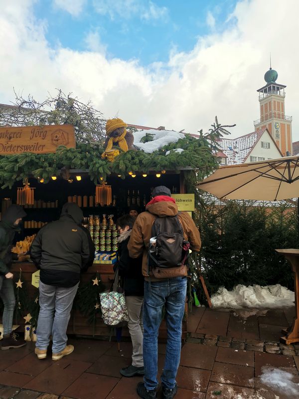 Mercado de Natal em Freudenstadt na Floresta Negra na Alemanha