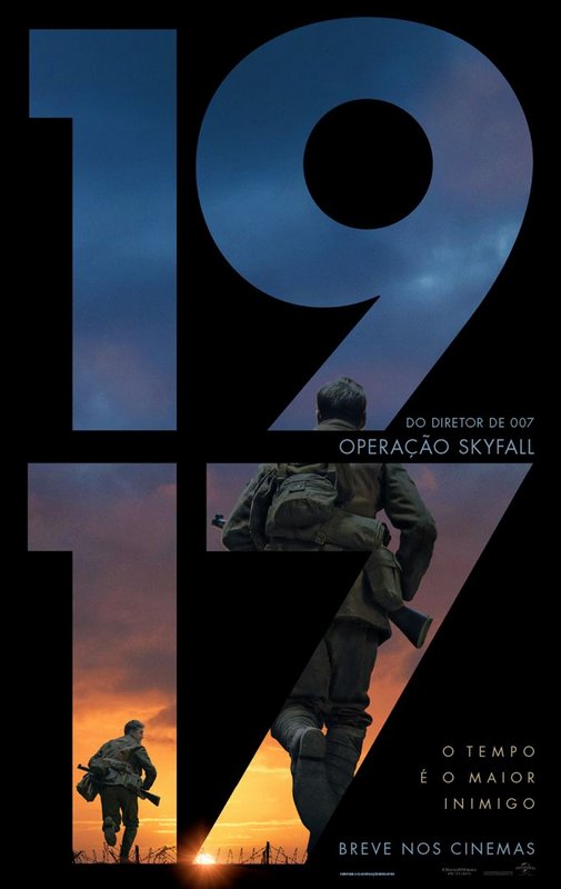 Crítica do filme 1917 (2019) do diretor Sam Mendes - Cartaz brasileiro