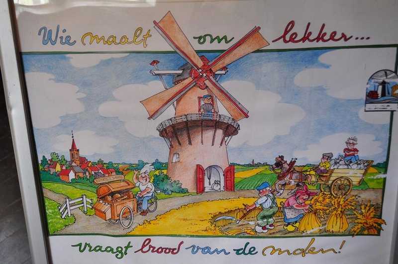 Keukenhof, na Holanda, Lisse - Moinho de vento holandês