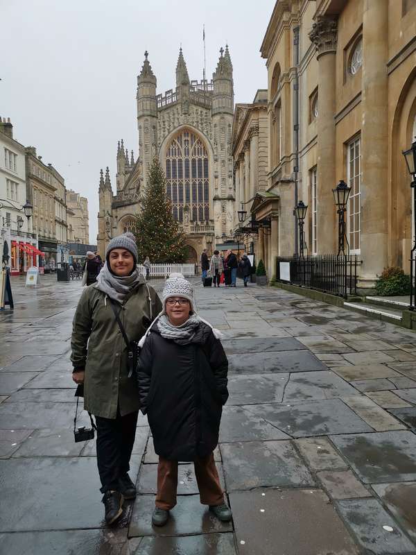 A cidade de Bath na Inglaterra