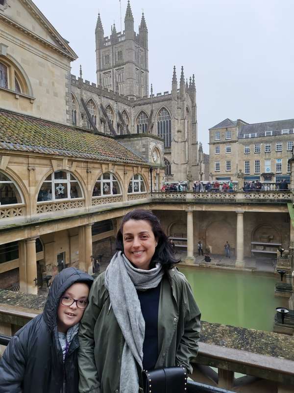 A cidade de Bath na Inglaterra