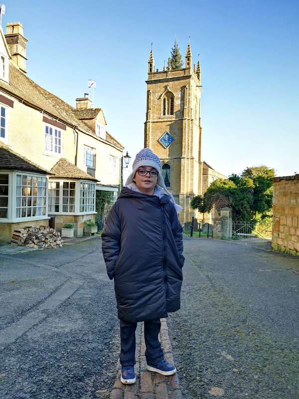 A cidade de Blockley na Região de Cotswolds na Inglaterra