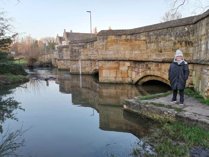 A cidade de Burford na Região de Cotswolds na Inglaterra