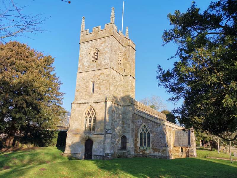 A cidade de Kingham na Região de Cotswolds na Inglaterra