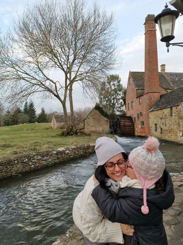 A cidade de Lower Slaughter na Região de Cotswolds na Inglaterra