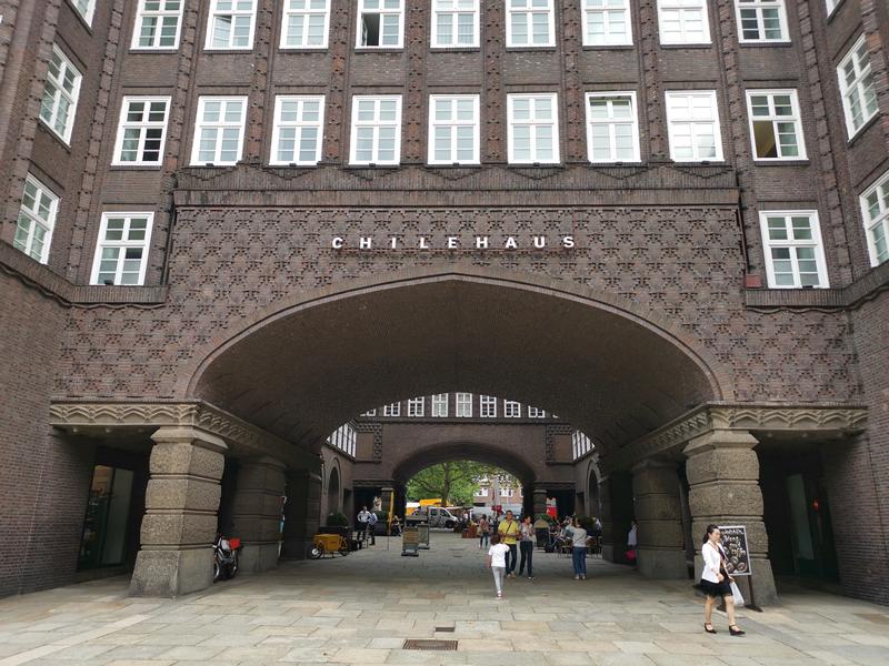 Chilehaus no Kontorhaus em Hamburgo na Alemanha