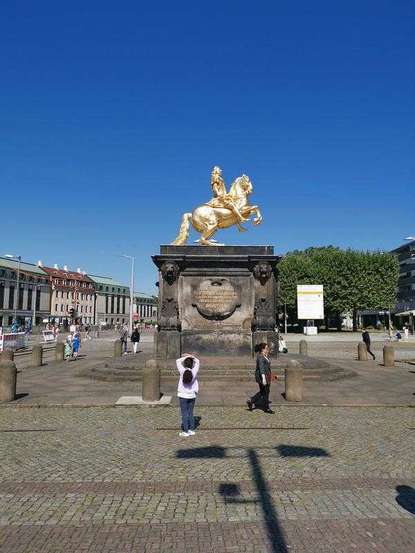 O que fazer em Dresden na Saxônia, Alemanha – Dicas de Viagem - Goldener Reiter, o Cavaleiro Dourado
