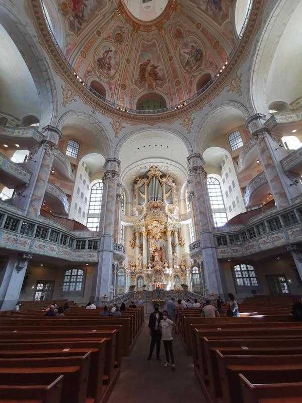 O que fazer em Dresden na Saxônia, Alemanha – Dicas de Viagem - Frauenkirche, a Igreja de Nossa Senhora, a principal igreja Luterana da cidade de Dresden