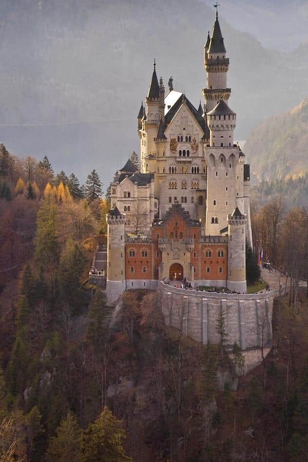 Castelo de Neuschwanstein na Alemanha - Castelo da Disney