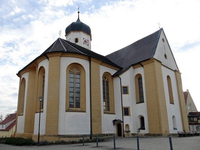 St. Alban Kirche in Wallerstein in Germany
