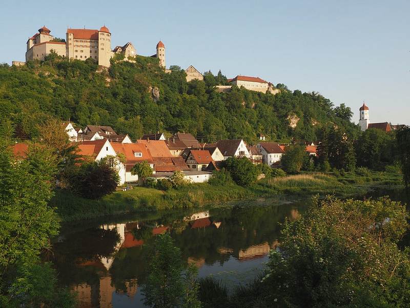 Castelo de Harburg na Alemanha