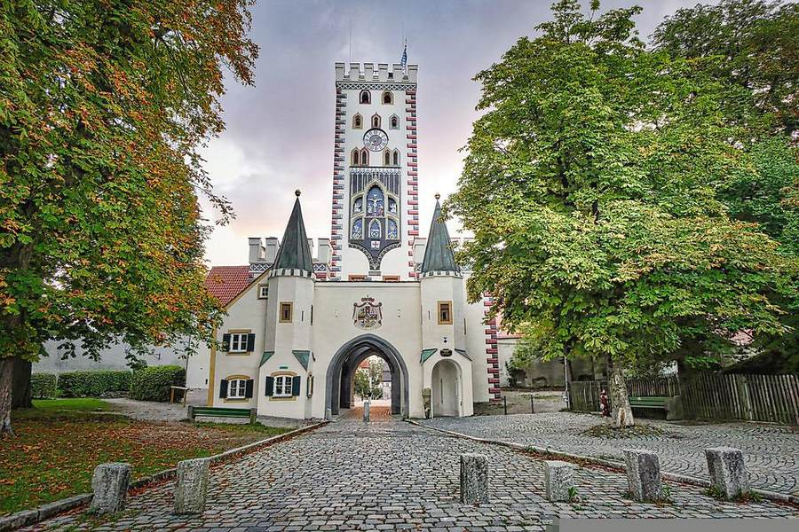 Bayertor (Portão da Baviera) em Landsberg am Lech
