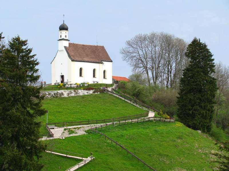 Dica de roteiro de 1 dia em Halblech na Alemanha - Kapelle St. Peter (Capela de São Pedro)