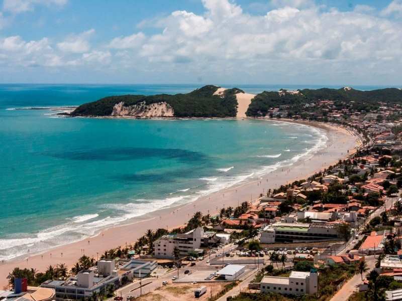 Praia de Ponta Negra em Natal no Rio Grande do Norte