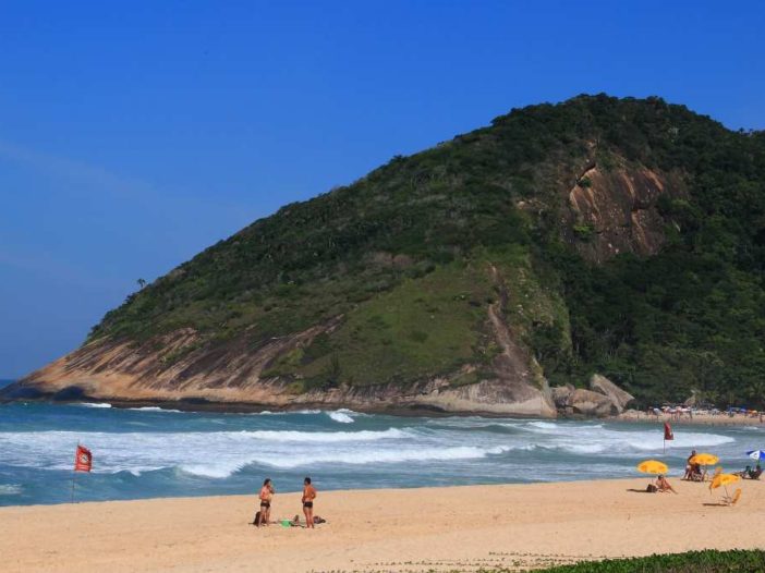 Praias de Grumari na Barra da Tijuca no Rio de Janeiro