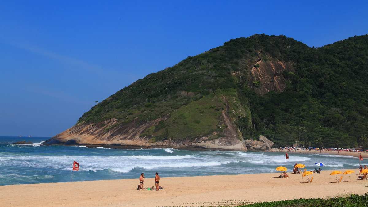 Praias de Grumari na Barra da Tijuca no Rio de Janeiro