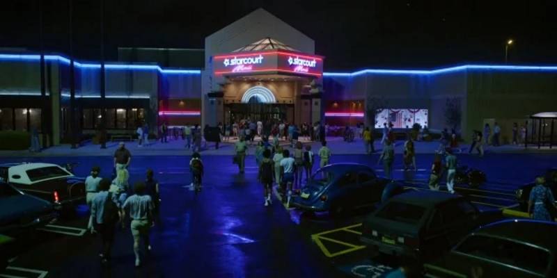 Starcourt Mall in Hawkins of 2nd season of Stranger Things