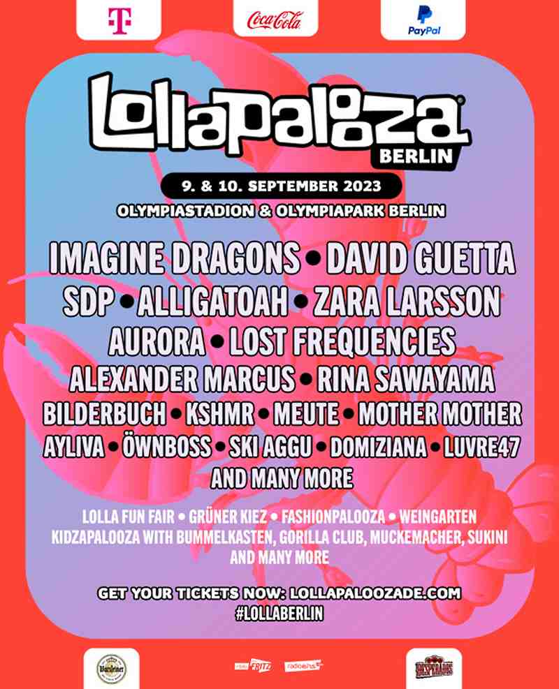 Festivais de música na Europa - Lollapalooza Berlim na Alemanha