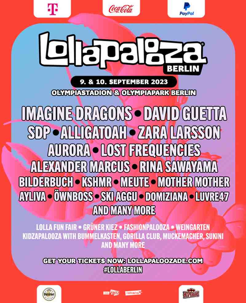 Lollapalooza 2024 Berlin Lineup Bessie Marsiella