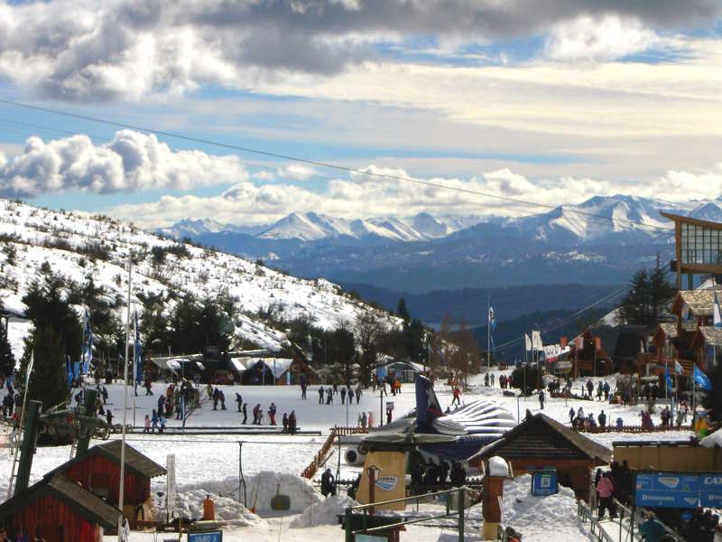 Cerro Catedral ski resort in Bariloche Argentina
