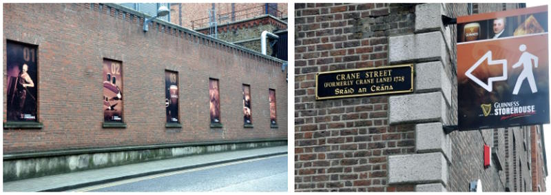 Guinness Storehouse, a Fábrica da Guinness em Dublin na Irlanda - Caminho para a fábrica