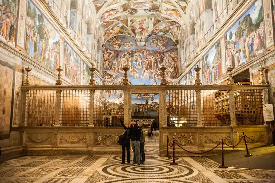 A grandiosidade artística do Vaticano