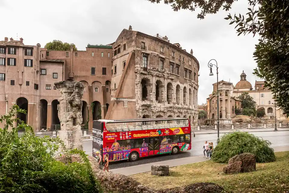 Chegada e deslocamento em Roma